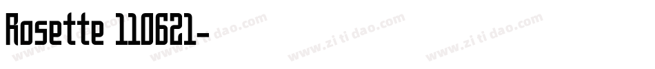 Rosette 110621字体转换